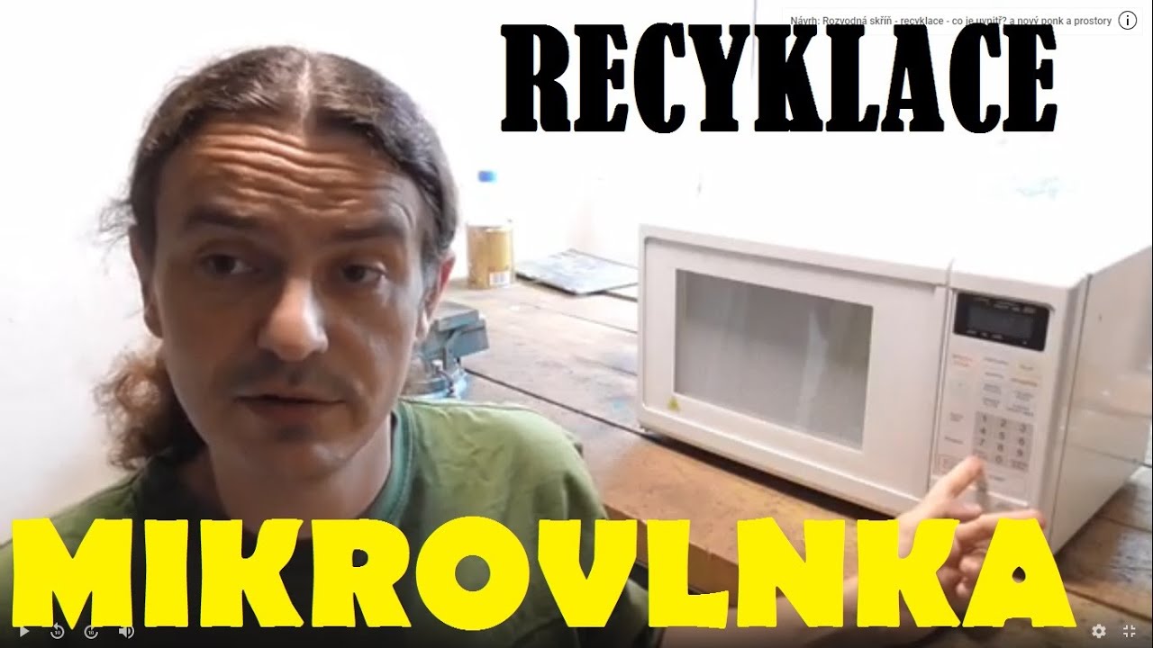 Mikrovlnka (mikrovlnná trouba) - recyklace - co je uvnitř?