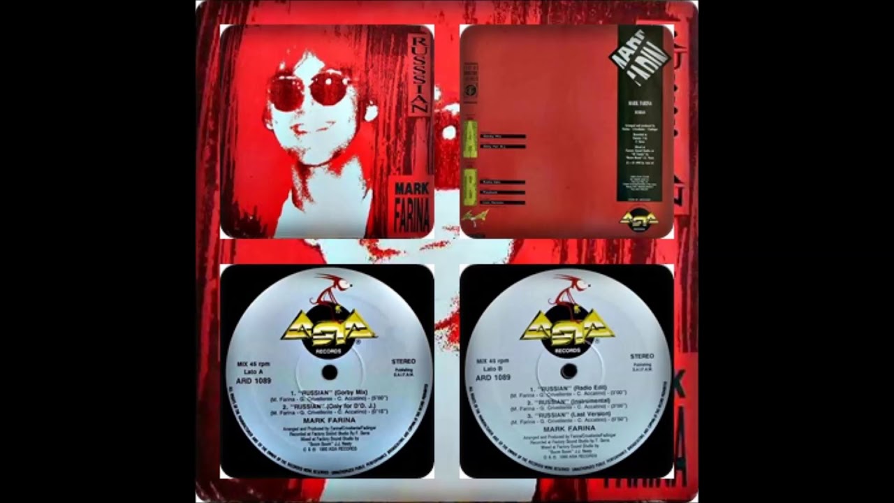 MARK FARINA - RUSSIAN (GORBY MIX, ONLY FOR D.J, RADIO EDIT, PLAYBACK, LAST 1990)