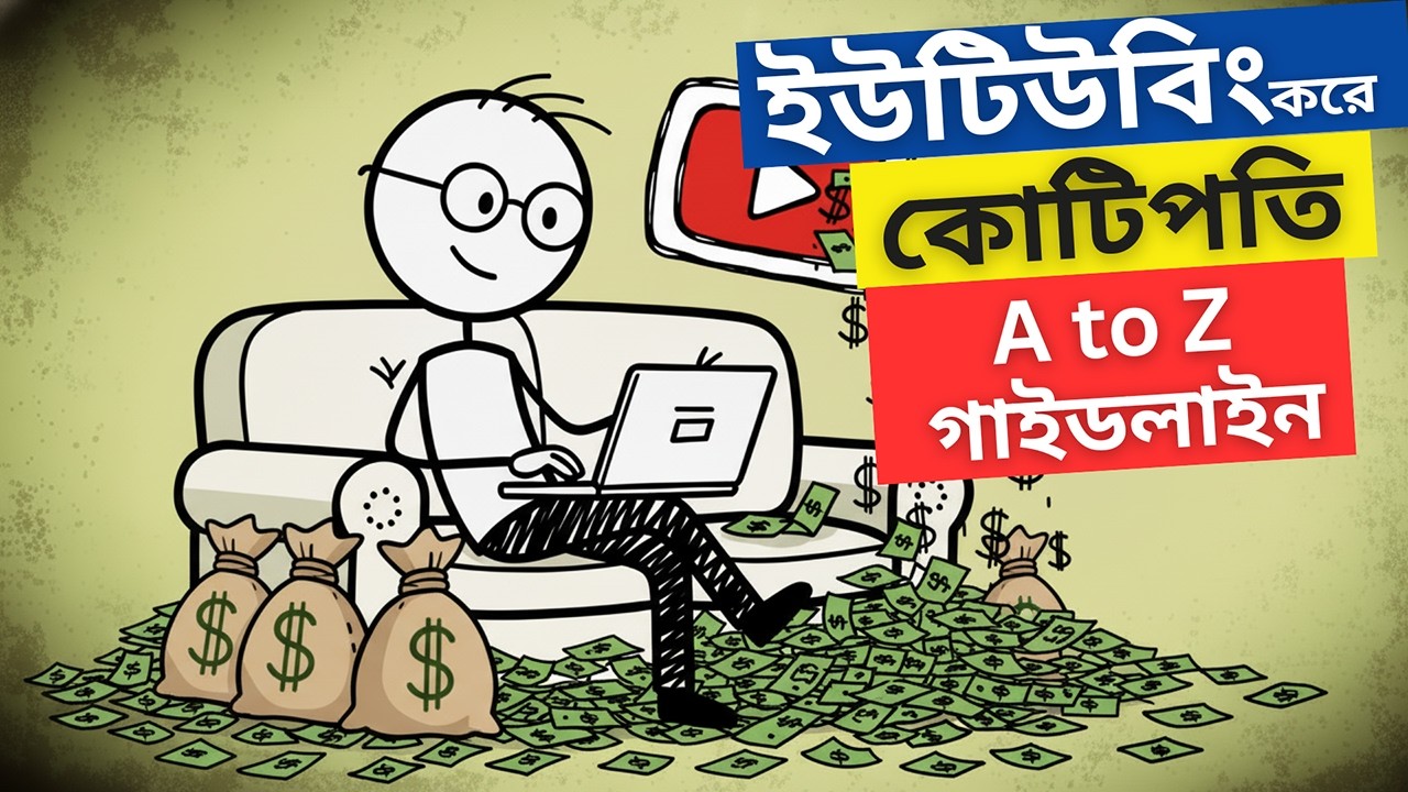 ভিডিও বানালেই টাকা? 💰 Faceless Channel A to Z Bangla | YouTube Income & Monetization Guide