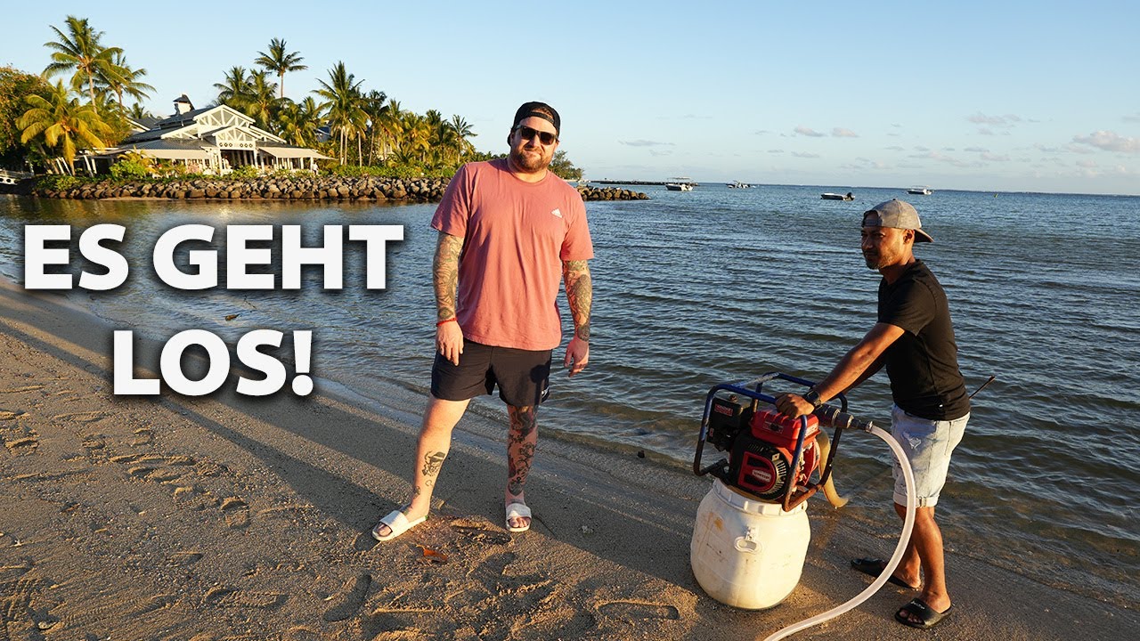 New Wave baut AQUARIUM in Mauritius - Teil 1