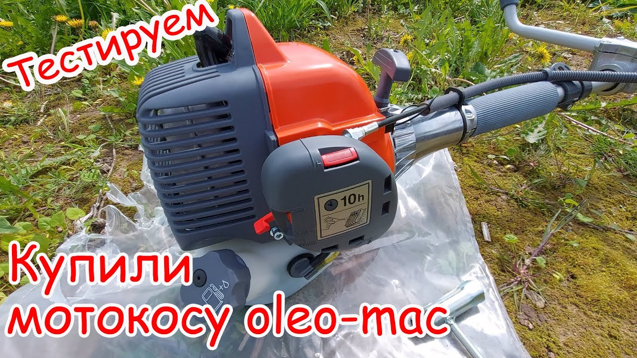 # 6. Купили мотокосу Oleo-mac sparta 25. Первый запуск. Скосили всё и борщевик тоже