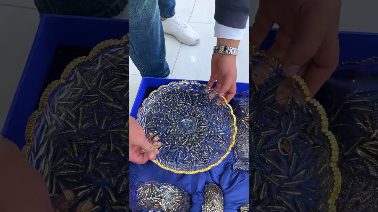 7 أشكال من أطقم الصالون الزجاج والكريستال 😉 السعر في اخر الفيديو 🥰❤