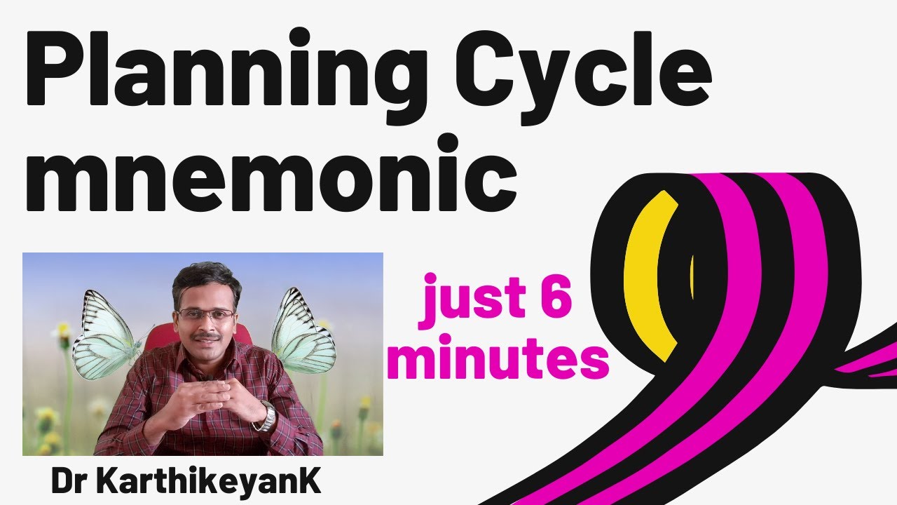 planning cycle in just 6 minutes | community medicine lectures | psm