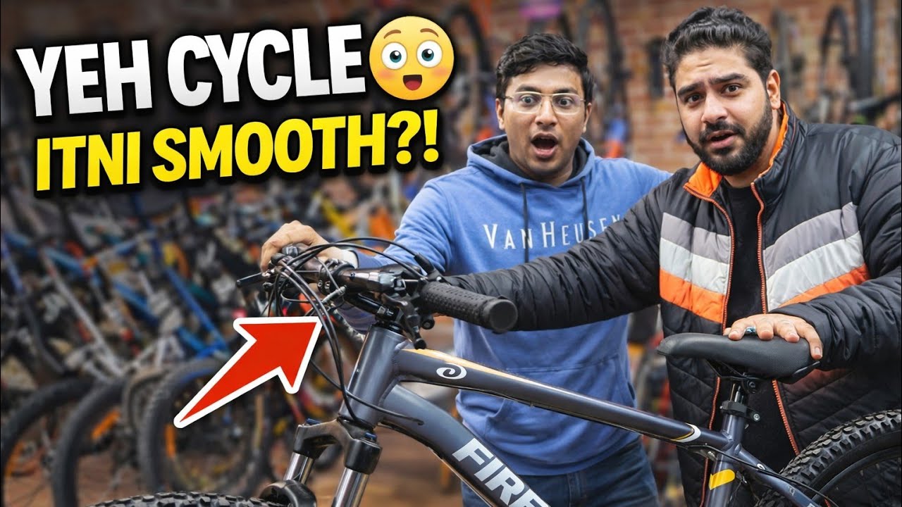 YEH CYCLE 😳 ITNI SMOOTH?!
