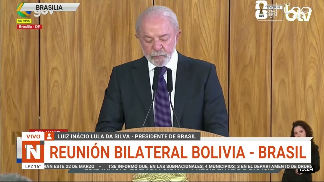 ENCUENTRO BILATERAL: Lula y Paz