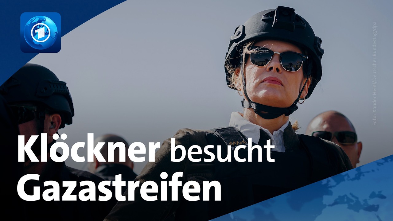 Umstrittener Besuch: Bundestagspr&auml;sidentin Kl&ouml;ckner im Gazastreifen