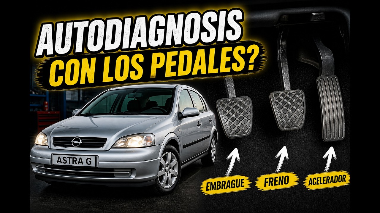 ASTRA G, ZAFIRA A y CORSA C - Autodiagnosis  💻 con prueba de pedales, sin OPCOM ni OBDII 😱