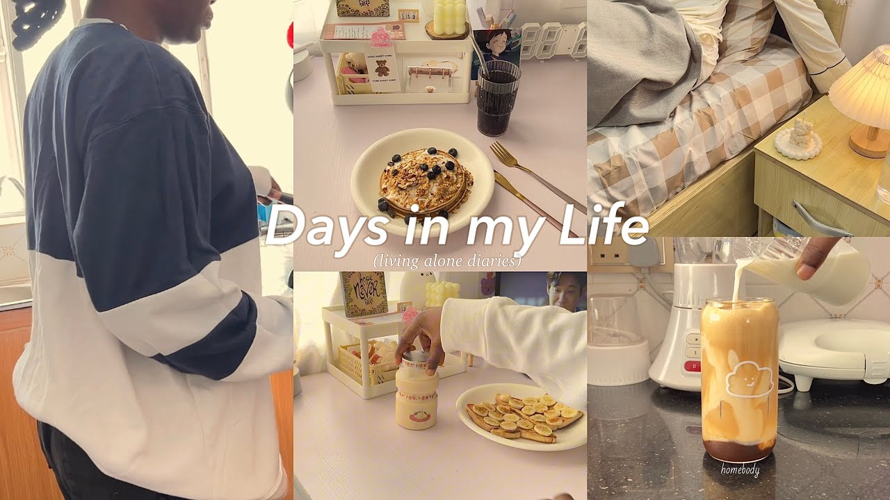 Days in my life ☕️ | living alone diaries | making my simple & easy breakfast, coffee | journaling