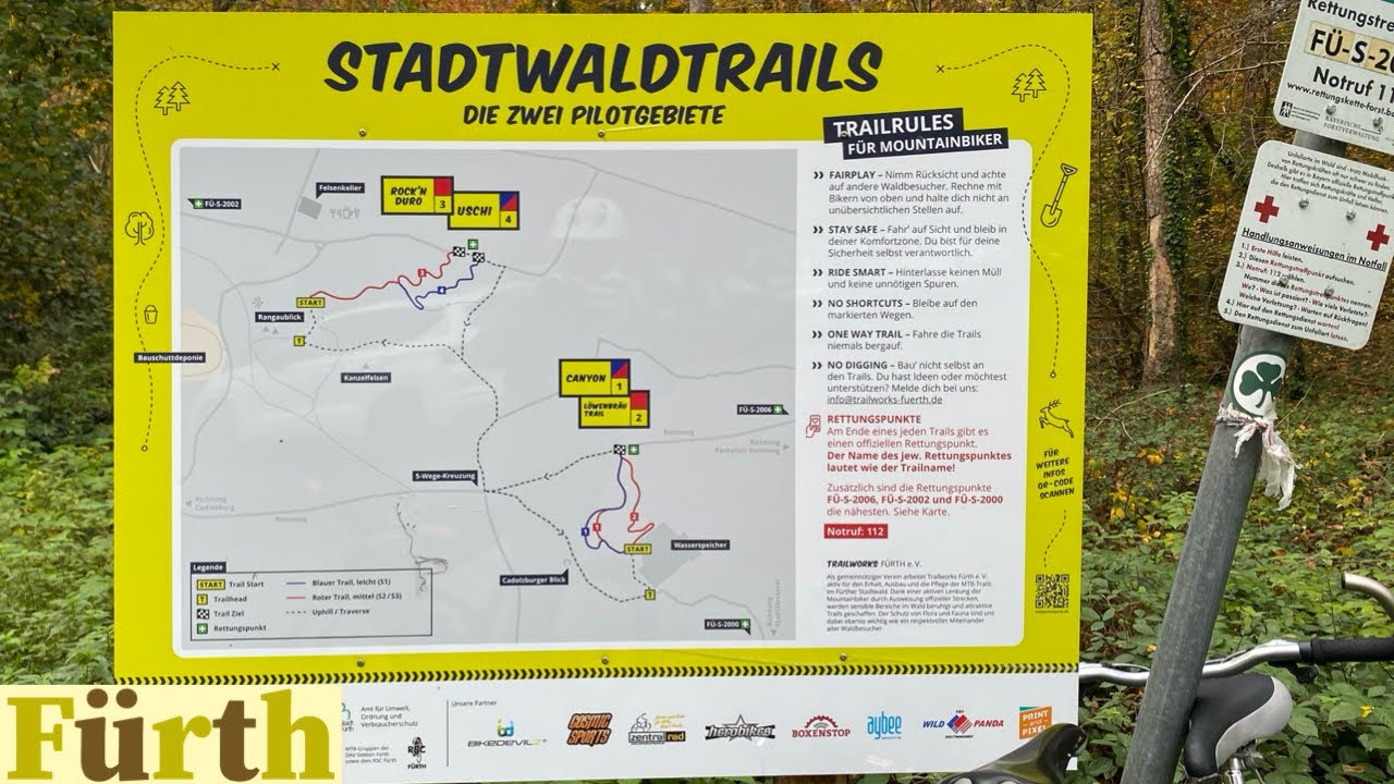 Stadtwaldtrails Fürth alle Trails