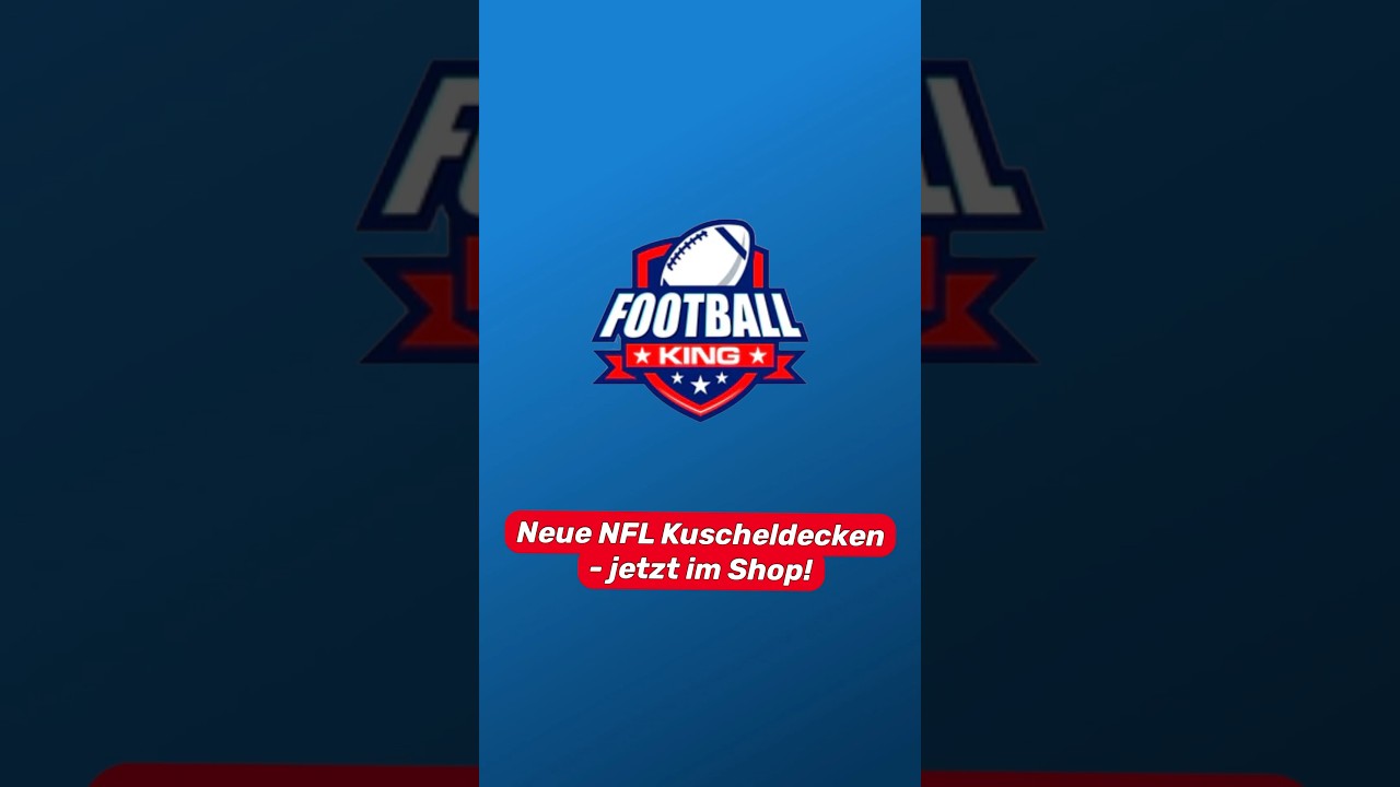 Neu im Shop! 💥 Coole Kuscheldecken aus Fleece mit dem 🏈 NFL-Logo 