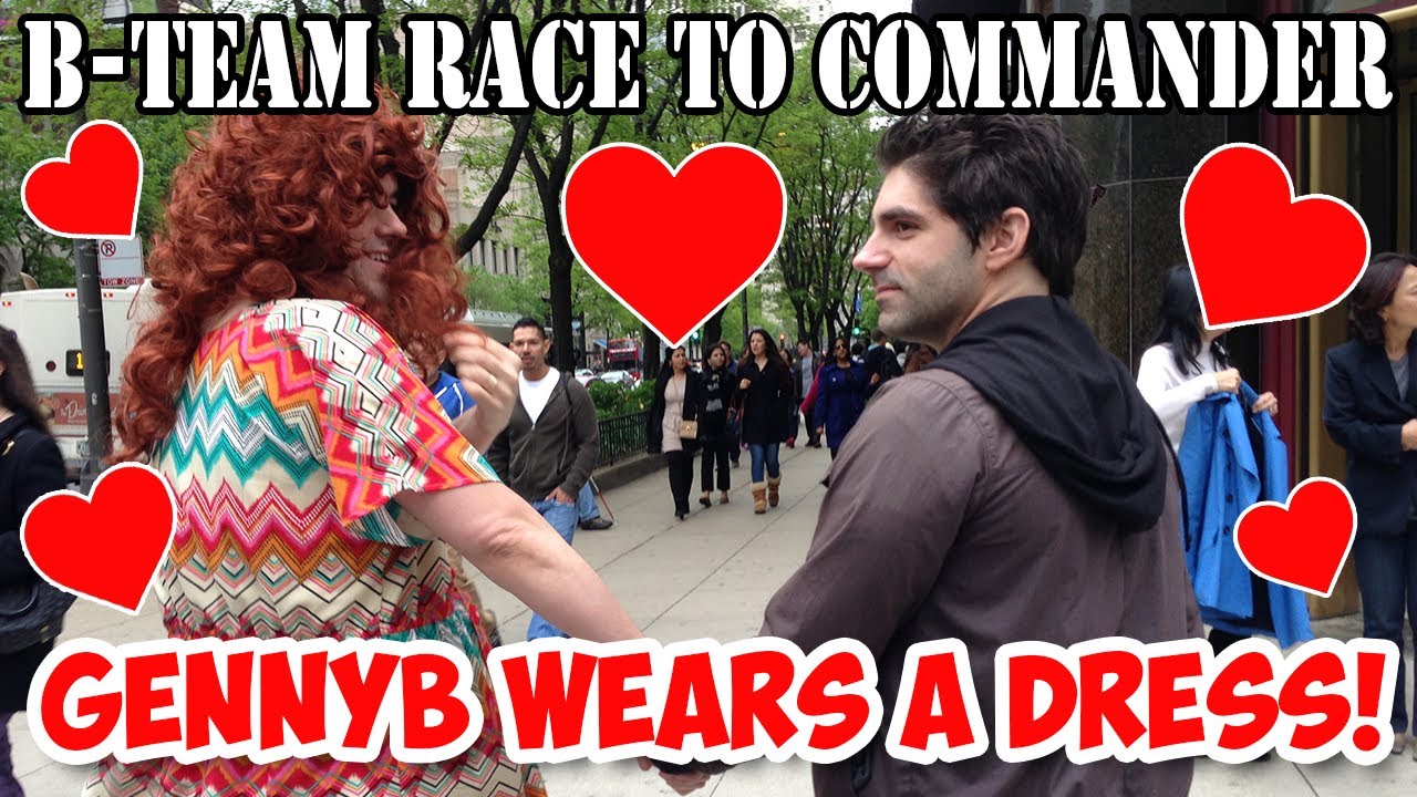 Generikb Wears A DRESS! (B-Team Race To Commander Humiliation Challenge)