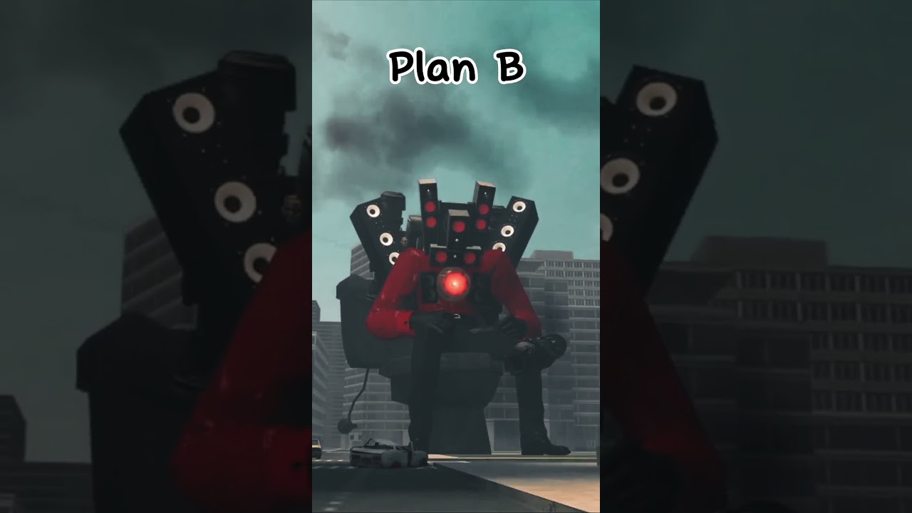 Plan A,B,C,D de skibidi toilet | edith | #shorts #skibiditoilet #dafugboom
