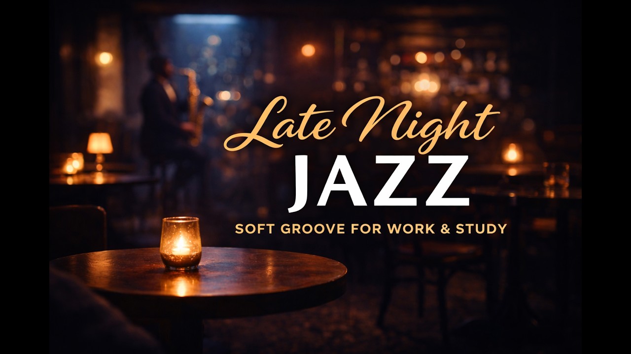Late Night Jazz | Soft Groove for Work & Study