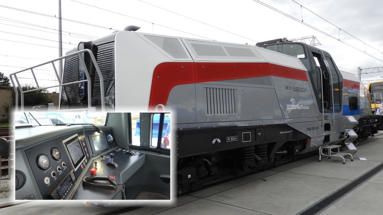 Pierwsza w Europie polska lokomotywa wodorowa -zobacz kabinę maszynisty.Hydrogen powered locomotive.