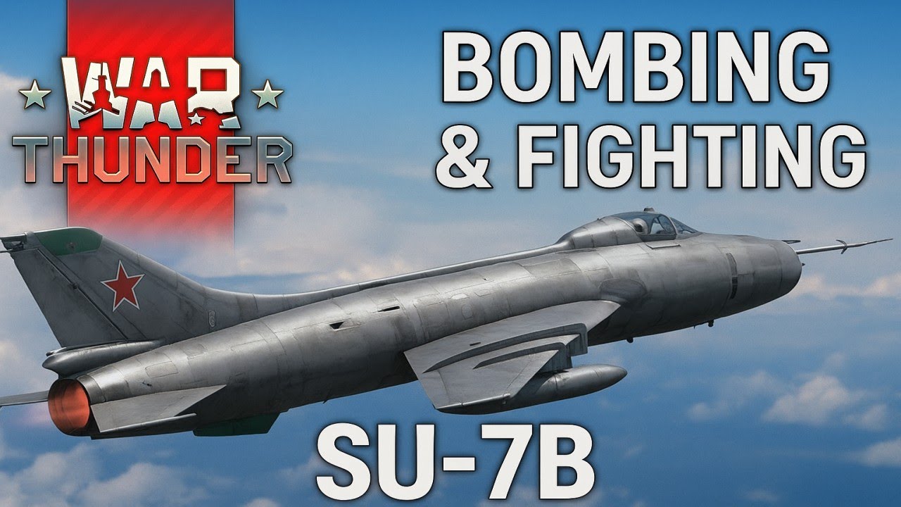 Warthunder Su-7B Gameplay Bombing & Fighting