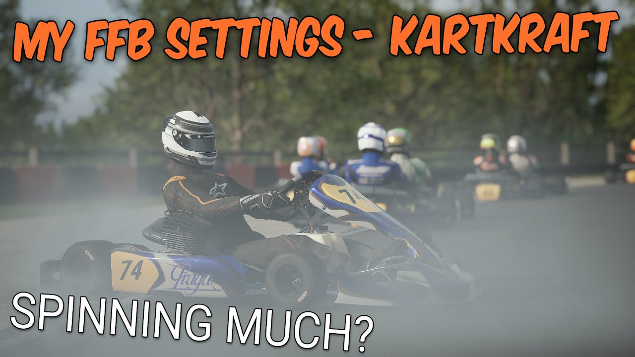 Мои настройки KartKraft FFB - Fanatec CSL DD