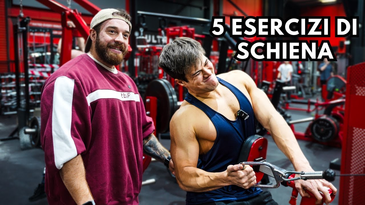 I 5 ESERCIZI MIGLIORI DI SCHIENA con LUDOVICO LEMME