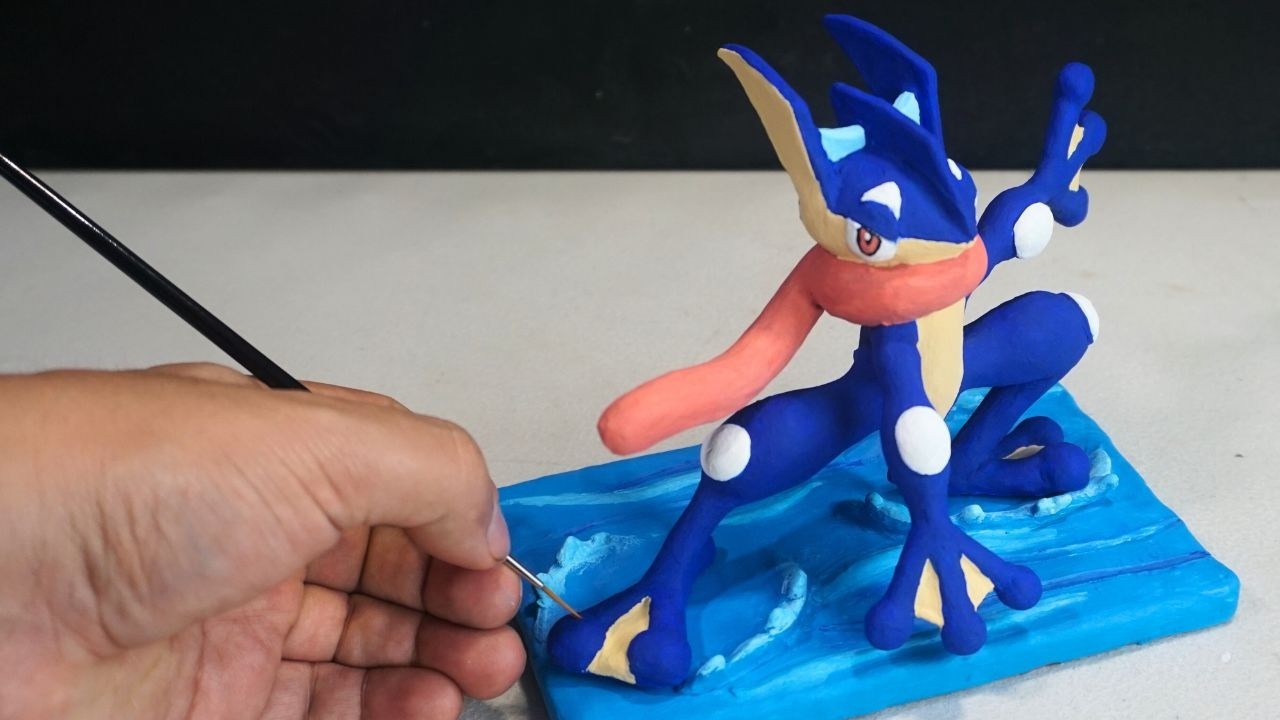 Greninja Sculpture  Pokémon Gen 6 – 30th Anniversary Project Part 4