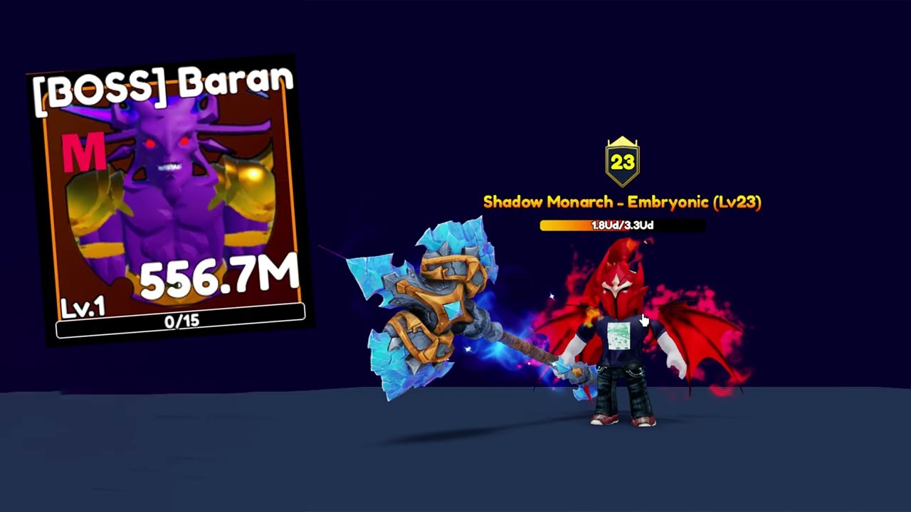 [N] Boss Baran First Time Raids and Arise and Rank up to M