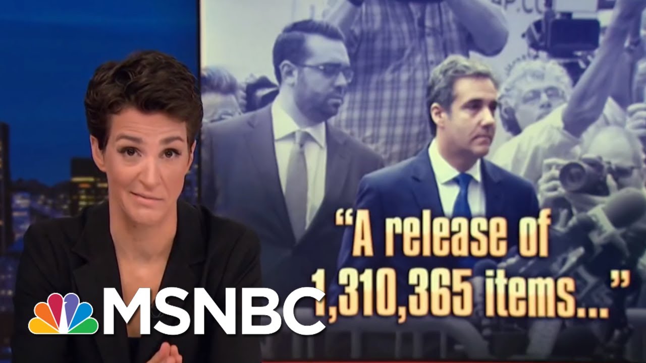 Michael Cohen’s New Legal Strategy | Rachel Maddow | MSNBC