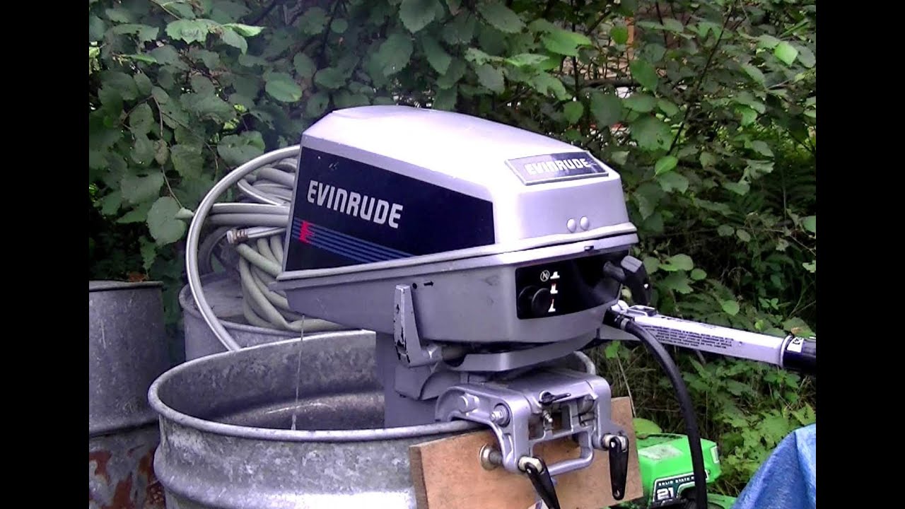 8HP Evinrude Start Up & Overview of Carburetor Adjusting Screws