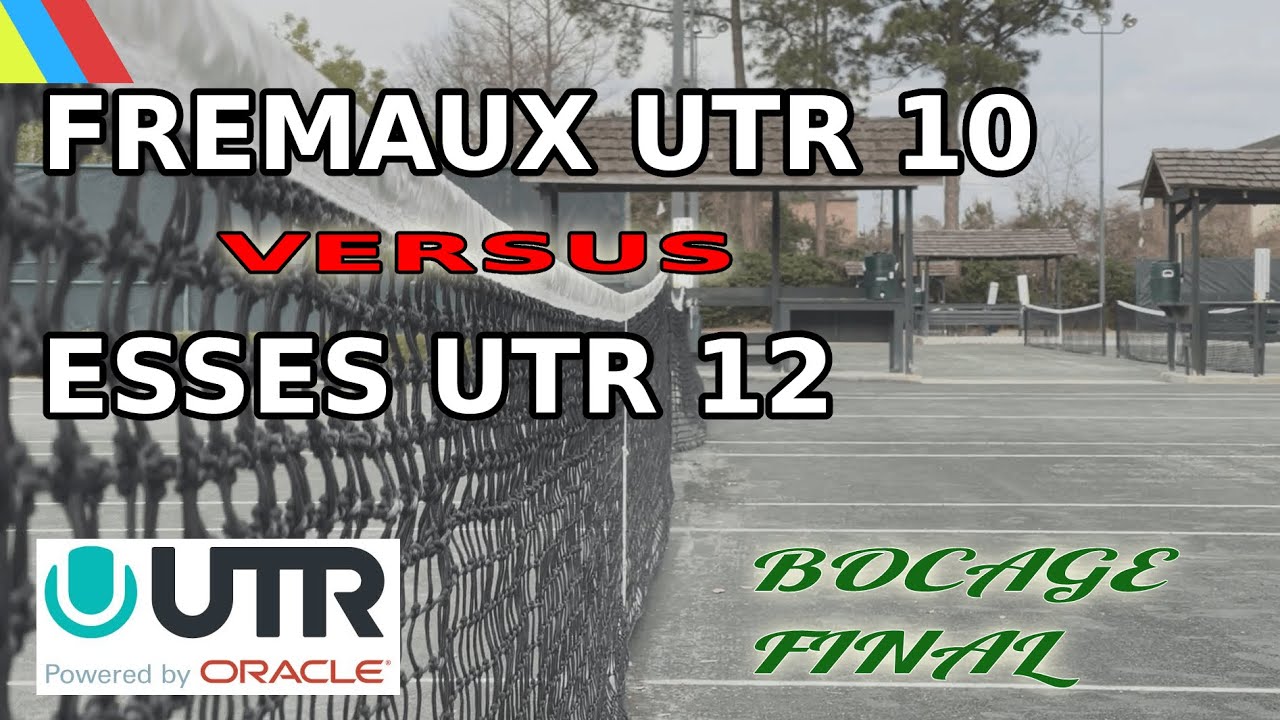 UTR 12 vs UTR 10 Bocage Tennis Final March 2021