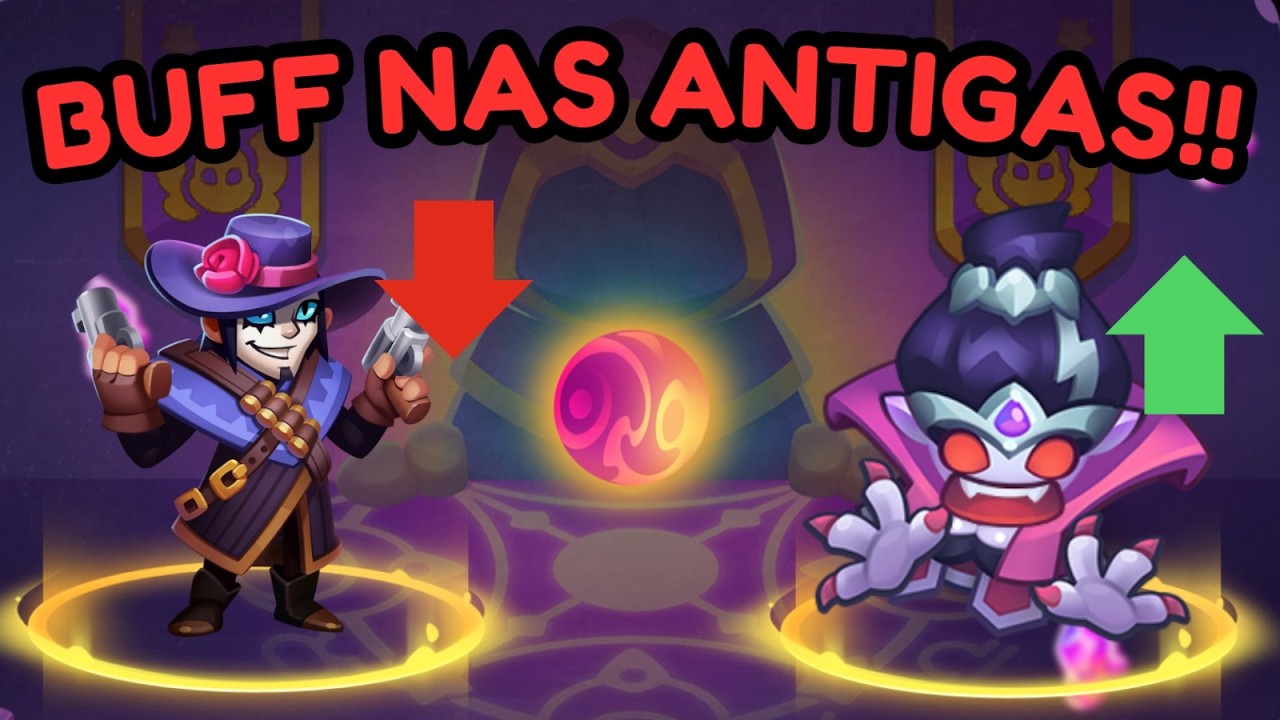 RUSH ROYALE - BUFFS, NERFS E MAIS NOVIDADES!! ATT 35.0!!