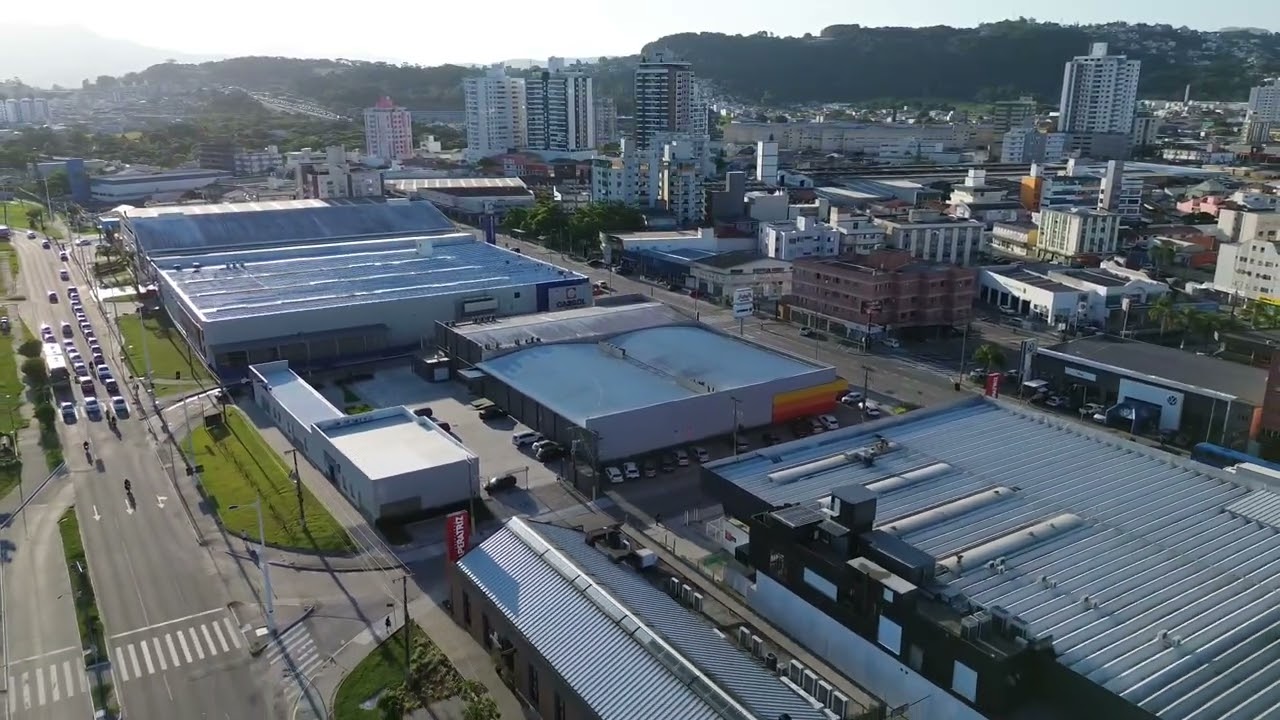 Vista da orla em são José SC 