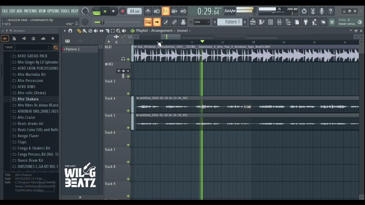mixing music