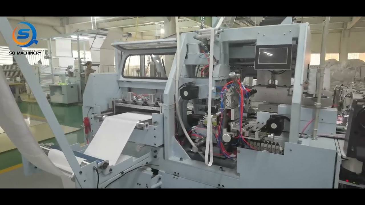 Automatic Terry Towel Length and Cross Hemming Machine SQ-T02
