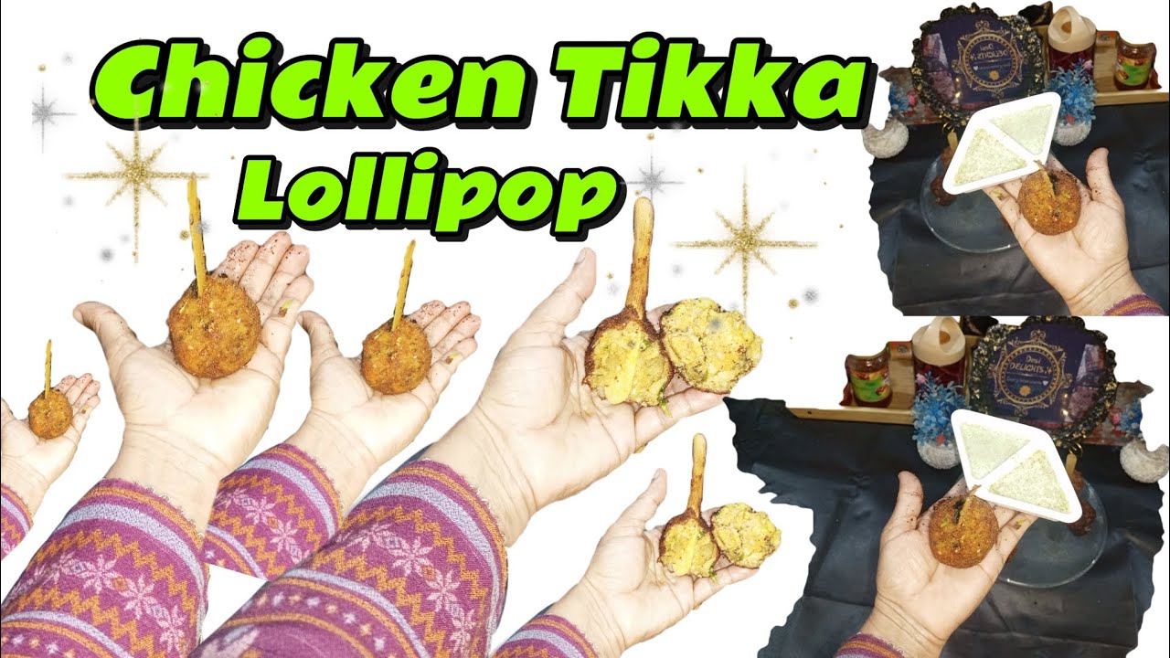 Chicken Tikka lollipop by @DesiDelights-1 in Desi style #desifoodblog 