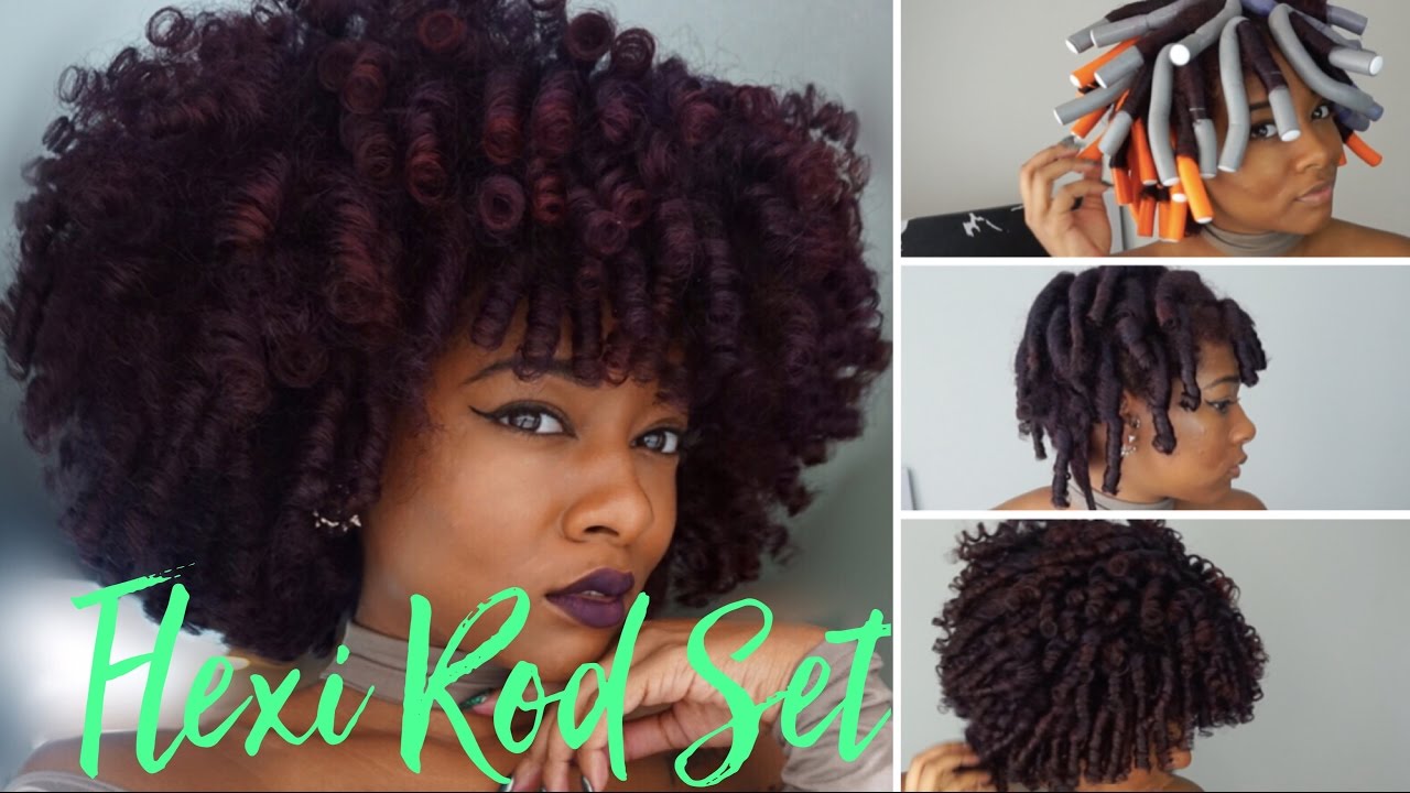Flexi Rod Slay on Natural Hair (Full Step by Step BREAK DOWN)