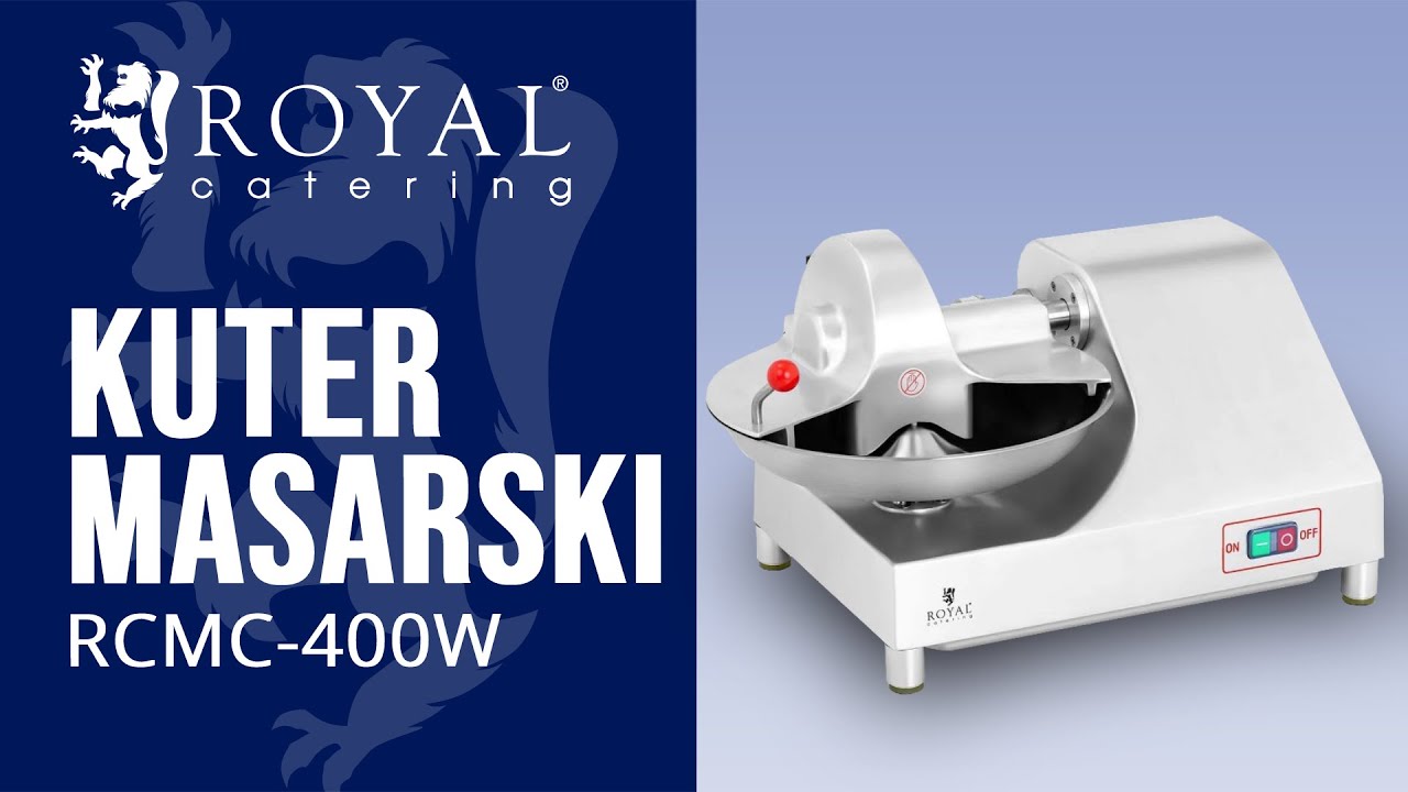 Kuter masarski RCMC-400W  | Royal Catering | Prezentacja produktu