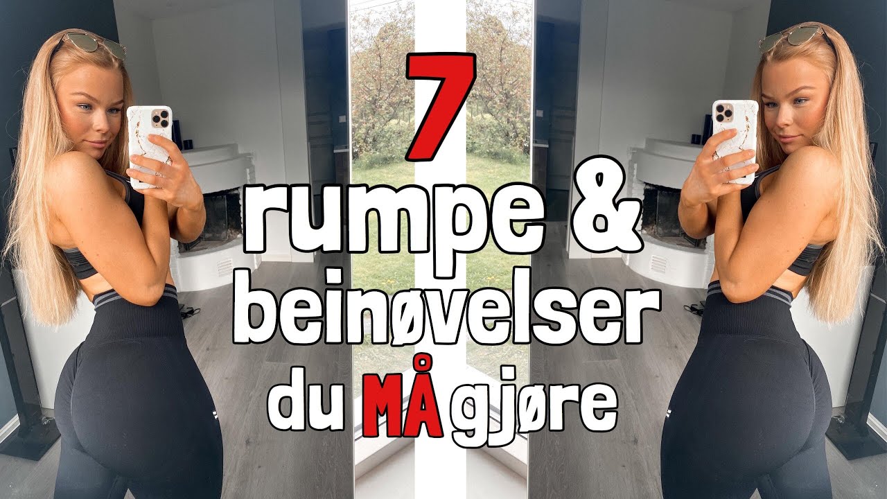 BEIN OG RUMPEØVELSENE DU MÅ GJØRE FOR Å SE RESULTATER - Full treningsøkt for å bygge muskler!