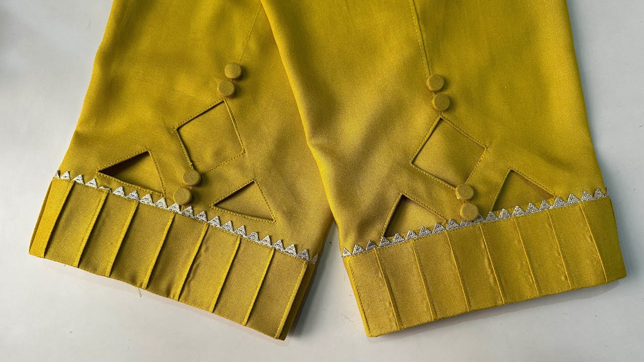 Latest Trouser Design with Pleats & Cutwork | Har Outfit Ko Banaye Stylish!