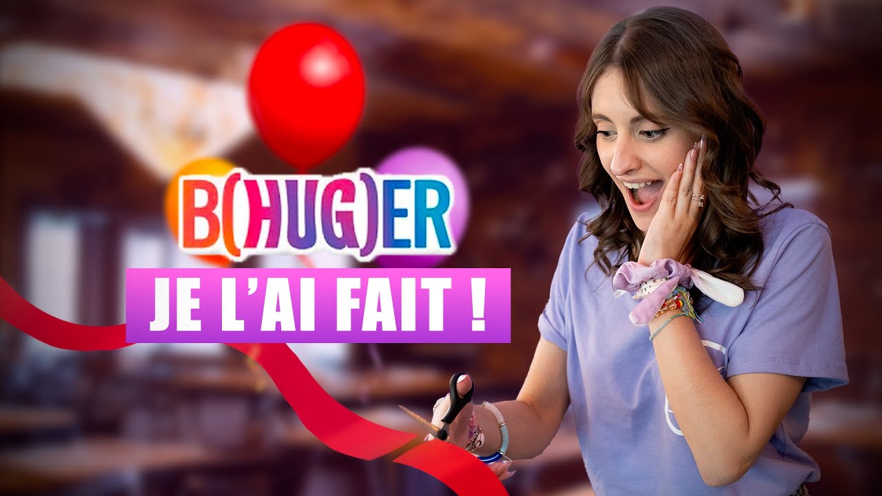 OUVERTURE OFFICIEL DE MA MARQUE DE BURGER : B(HUG)ER (LA COMMU EN FOLIE) 😱😍
