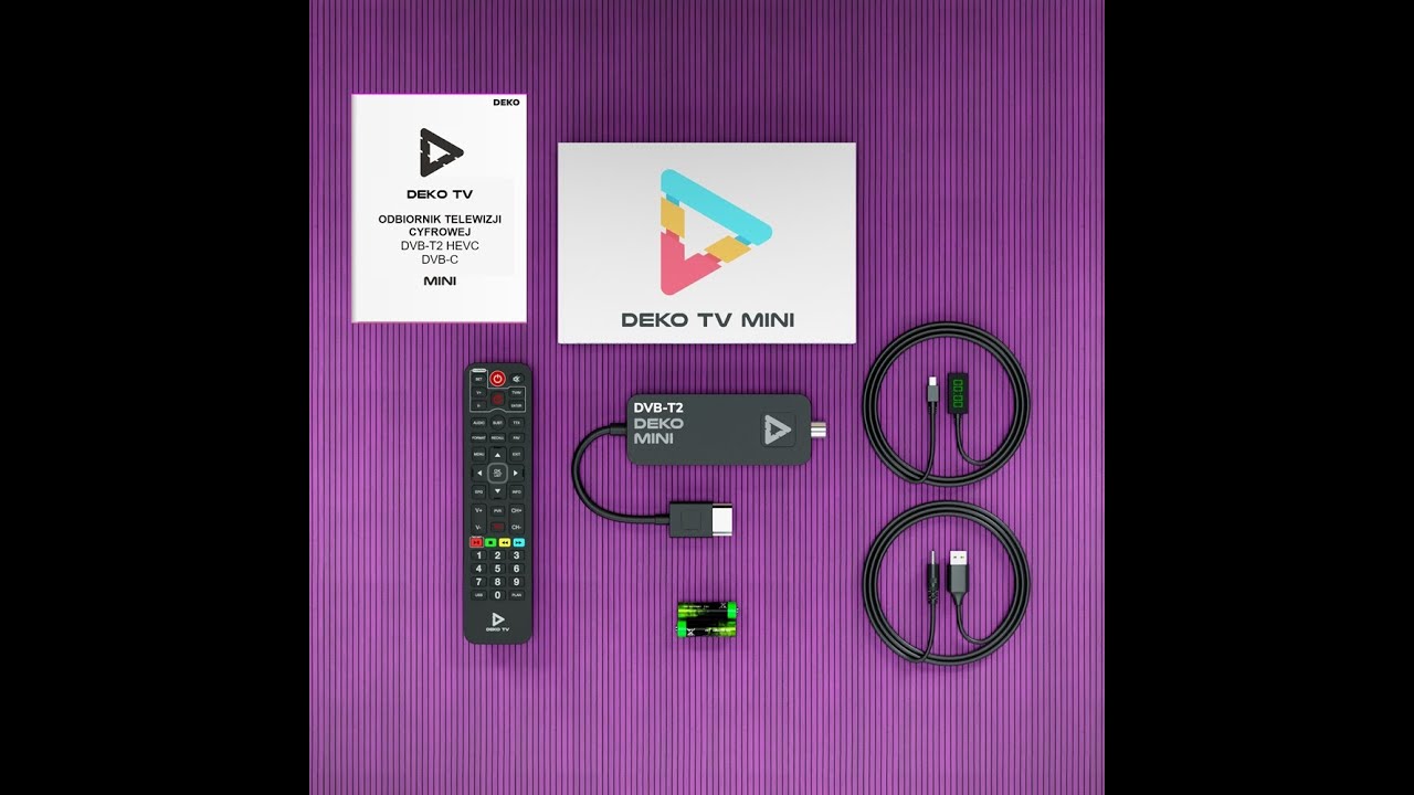 DEKO TV MINI - Instrukcja Podłączenia Dekodera