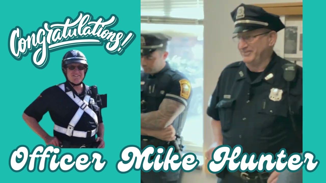 Congratulations, Officer Mike Hunter