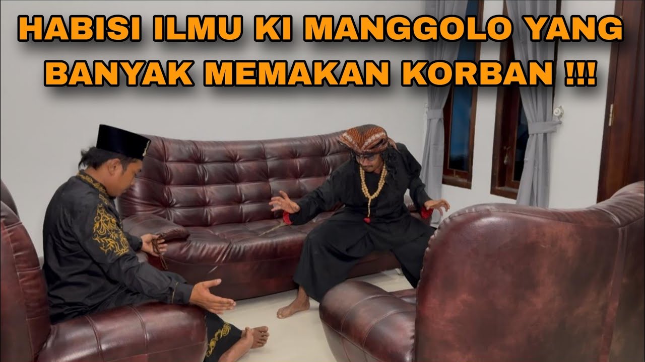 BAKAR ILMU KI MANGGOLO YANG SANTET KEPALA DESA, PERUT DUKUN HANCUR/arya prana terbaru