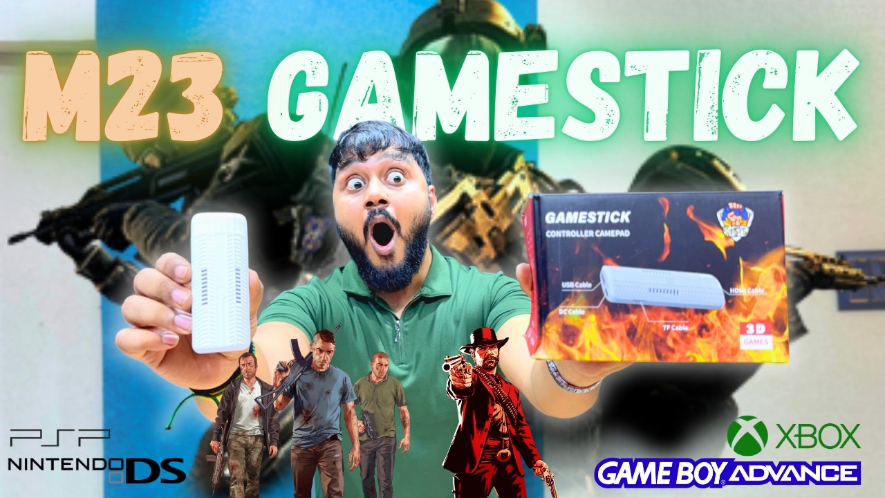 M23 Gamestick Better Than M22 Gamestick? | First Time Ever | Hidden Games?? Can Run GTA 5 😱