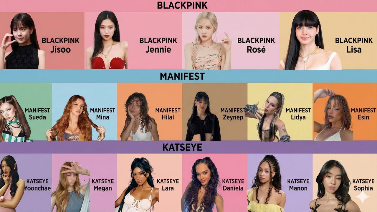 HANGİ MANİFEST KIZISIN? HANGİ BLACKPINK KIZISIN? HANGİ KATSEYE KIZISIN?