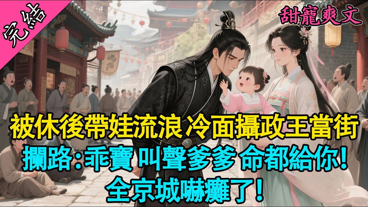 【一口氣聽完】棄婦帶娃流落街頭，萌娃衝撞攝政王儀仗？王爺：這是我親閨女！全程驚呆了！💖#有聲書 #爽文 #小說 #萌娃 #甜寵 #原創