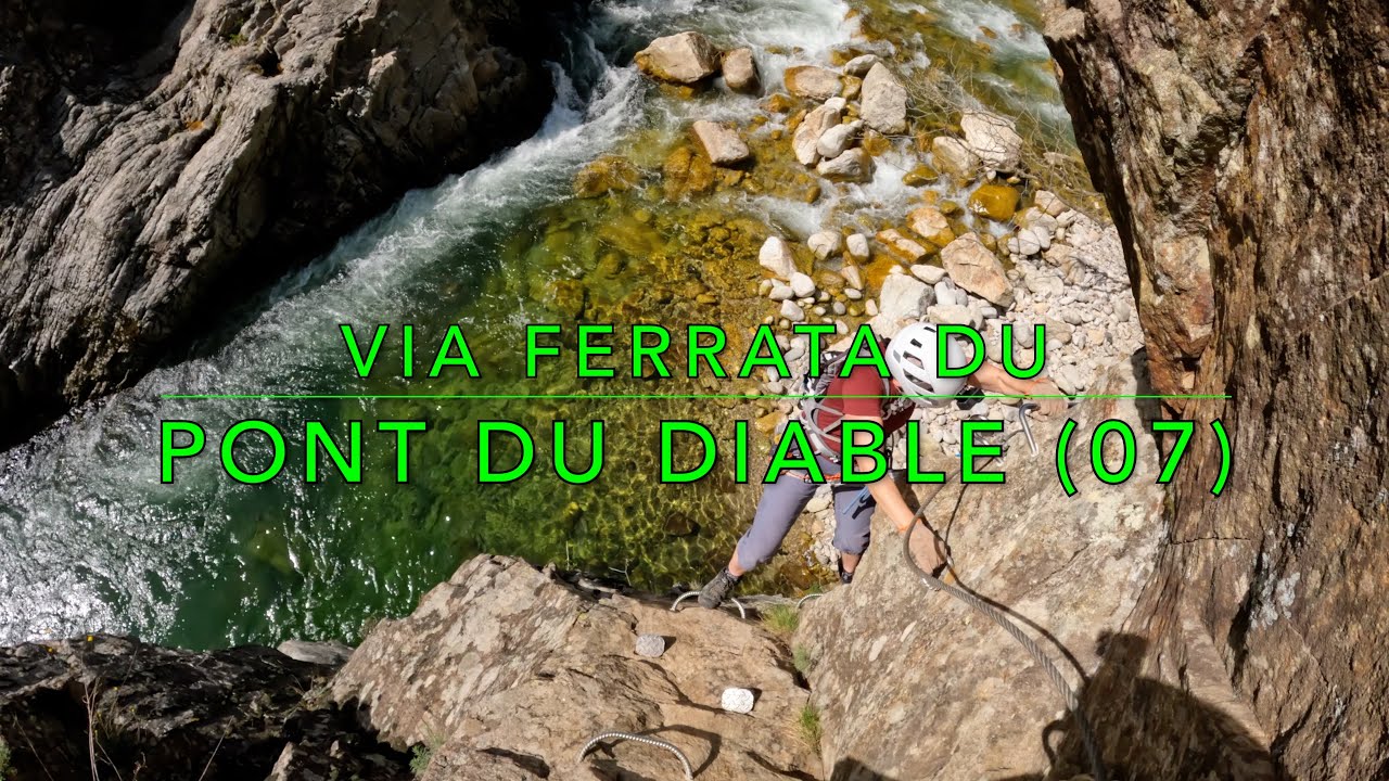 Via Ferrata du Pont du Diable (Ardèche) - avril 2024- Thueyts-