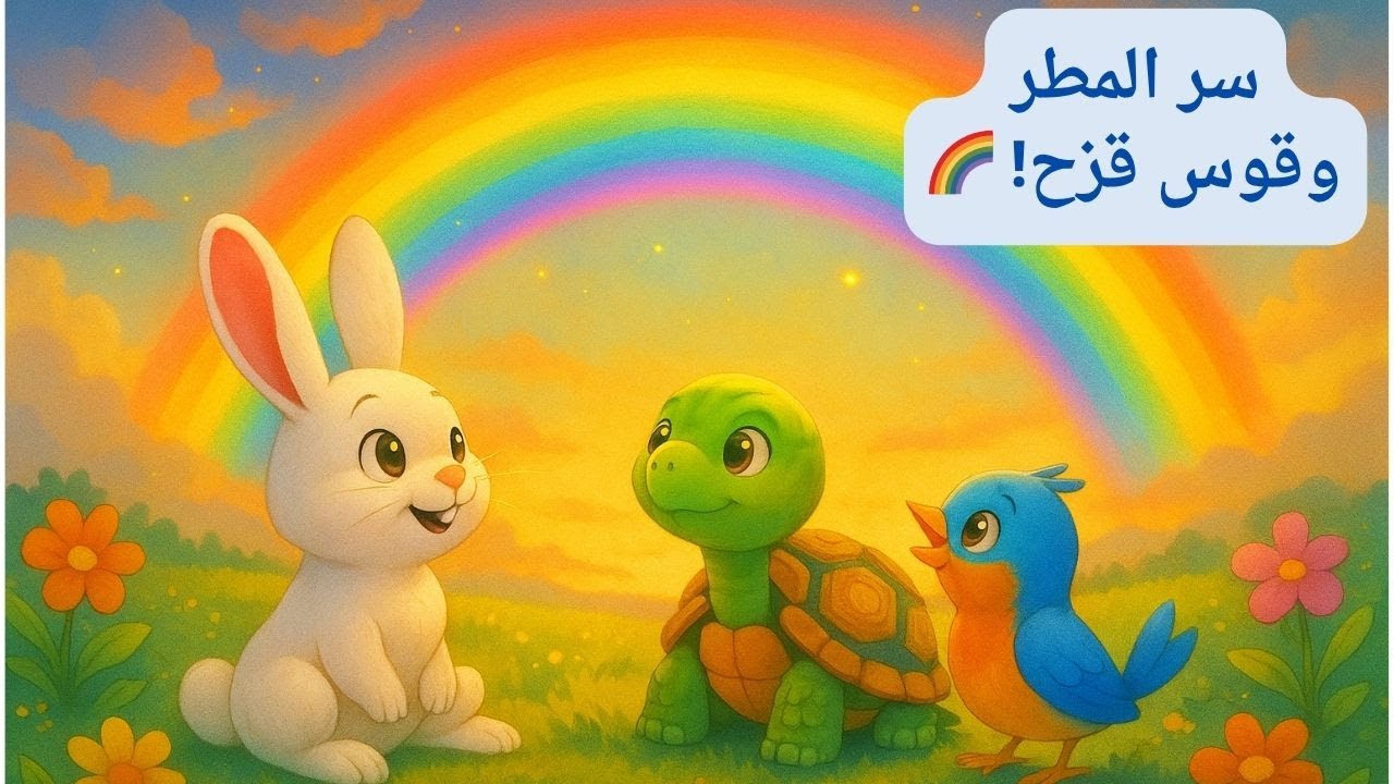 مغامرات الأصدقاء الثلاثة فى يوم المطر #حكايات ماما إيمان.
