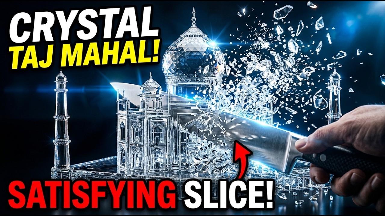 ASMR Glass miracles Cutting Worlds top 7 Glass made miracles  to Relax your mind  | Relaxing ASMR