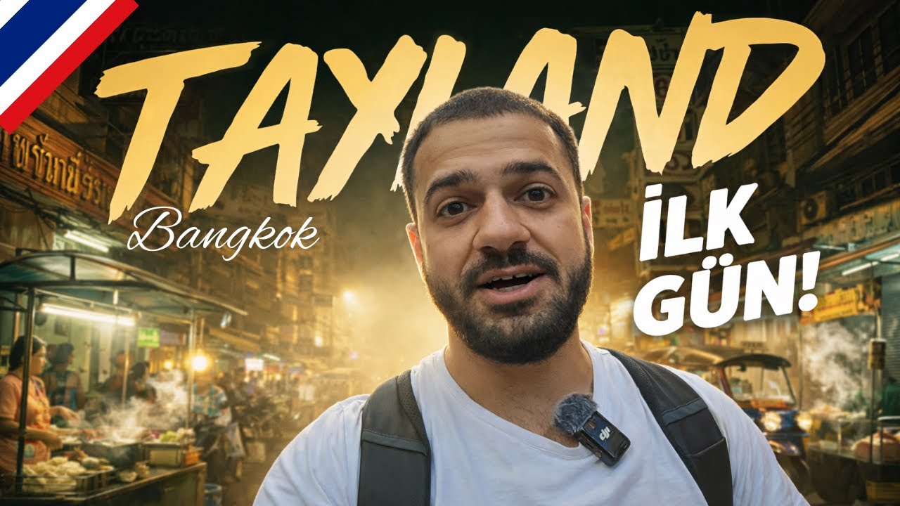 TAYLAND'DA İLK GÜN | Bangkok Sokaklarını Görünce Şok Oldum! 🇹🇭