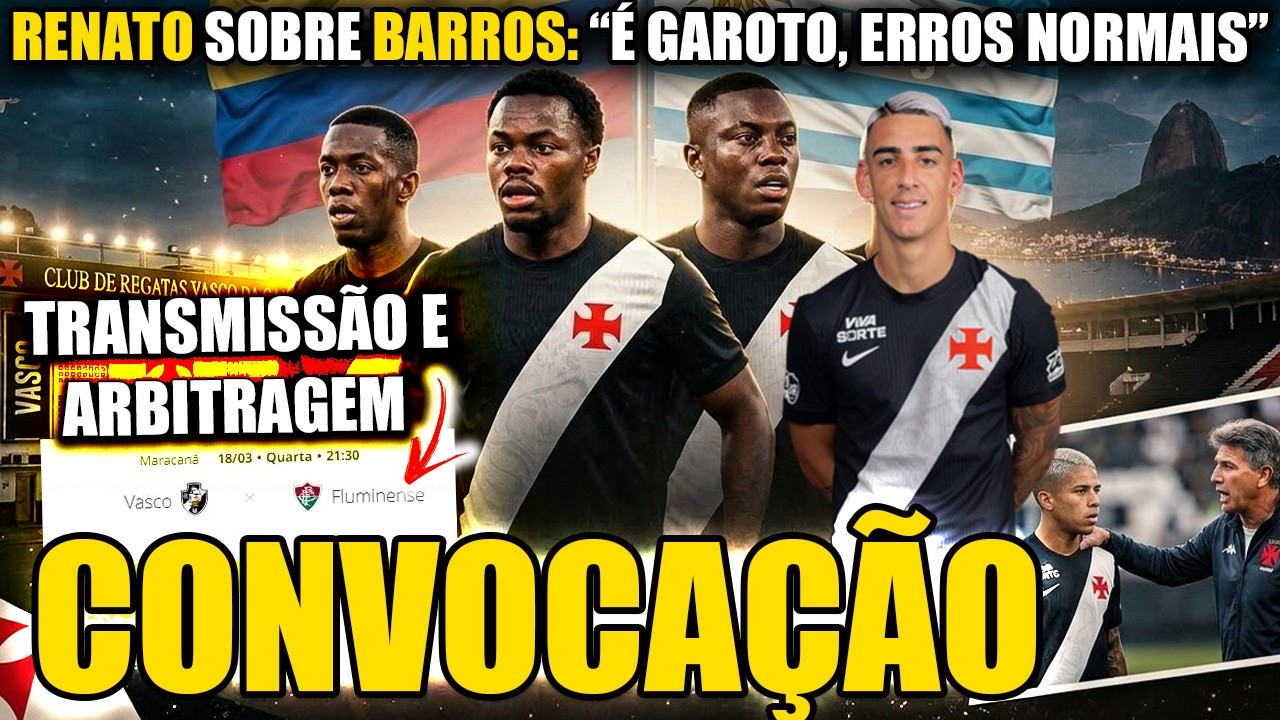 VASCO x FLUMINENSE INFORMAÇÕES | VASCAÍNOS NA COPA | VASCÃO NOTÍCIAS 2ª EDIÇÃO