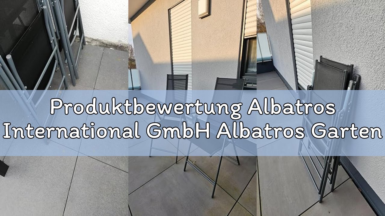 Produktbewertung Albatros International GmbH Albatros Gartenstühle 4er Set Aruba – Gartenstühle Klap