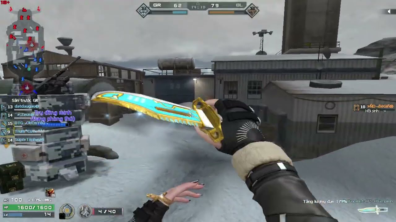 Đột Kích CFVN #10 Markman Map Pháo Đài Tuyết Moba Wave Mode 