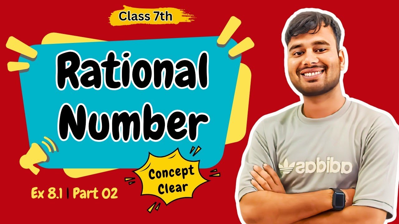 Class 7 Maths Rational Numbers | Exercise 8.1 Part 2 | Concept Clear | NCERT | Nageshwar Sir